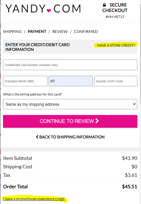 How do I apply my EGift Card or Store Credit?